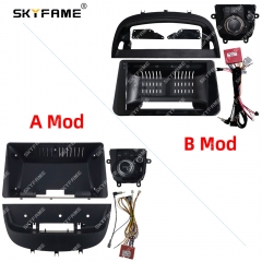 SKYFAME Car Frame Fascia Adapter Android Radio Dash Fitting Panel Kit For Mazda 3 Axela With Mouse i-drive