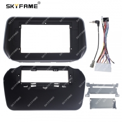 SKYFAME Car Frame Fascia Adapter Android Radio Dash Fitting Panel Kit For Hyundai Ix45 Santafe Santa Fe