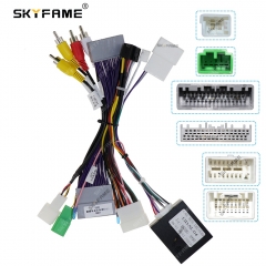 SKYFAME Car 16pin Wiring Harness Adapter Canbus Box Decoder For Mitsubishi Pajero 4WD 2018 2019 2020 OD-SL-04 G-MB-RZ-54