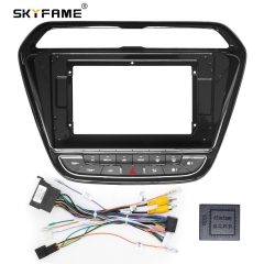 SKYFAME Car Frame Cable Canbus For CHANA CHANGAN Auchan A800 2017-2019 Screen Audio Dash Panel Frame Fascia