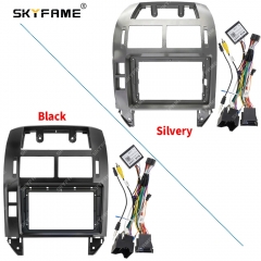 SKYFAME Car Frame Fascia Adapter Canbus Box For Volkswagen Polo VM 2004-2010 Android Radio Dash Fitting Panel Kit