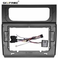 SKYFAME Car Frame Fascia Adapter Android Radio Dash Fitting Panel Kit For Volkswagen Touran