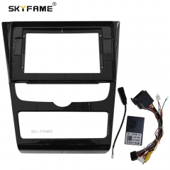 SKYFAME Car Frame Fascia Adapter For Baic Beiqi Ec180 Ec200 2017+ Android  Android Radio Dash Fitting Panel Kit