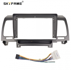 SKYFAME Car Frame Fascia Cable Adapter For KIA Opirus Oppression 2007-2008 Android Radio Dash Fitting Panel Kit