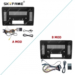 SKYFAME Car Frame Fascia Adapter Canbus Box Decoder Android Radio Dash Fitting Panel Kit For Beiqi Saab Senova X35