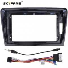 SKYFAME Car Frame Fascia Adapter Canbus Box Decoder For Volkswagen Bora 2013-2015 Android Radio Dash Fitting Panel Kit