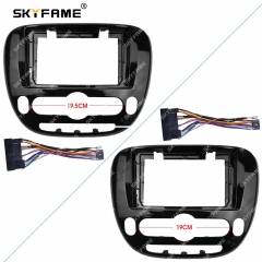 SKYFAME Car Frame Fascia Adapter Android Radio Dash Fitting Panel Kit For Kia Soul