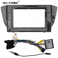 SKYFAME Car Frame Fascia Adapter For  Skoda Superb 2015-2018 Android Radio Dash Fitting Panel Kit