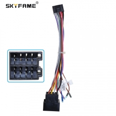 SKYFAME Car 16Pin ISO Wiring Harness Universal Adapter Wire For Car Android Radio