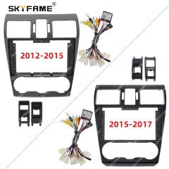 SKYFAME Car Frame Fascia Adapter Canbus Box Decoder For Subaru Forester XV WRX Levorg Android Radio Dash Fitting Panel Kit