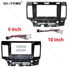 SKYFAME Car Frame Fascia Adapter Android Radio Dash Fitting Panel Kit For Mitsubishi Lancer 10 Fortis