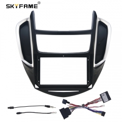 SKYFAME Car Frame Fascia Adapter Canbus Box Decoder Android Radio Dash Fitting Panel Kit For Chevrolet Trax Tracker Holden Trax