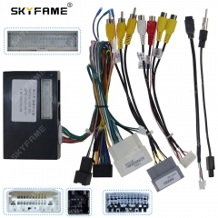 SKYFAME Car Wiring Harness Adapter Canbus Box Decoder Android Radio Power Cable For Dodge Journey Fiat Freemont Leap