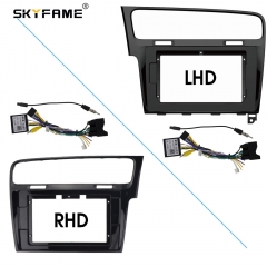 SKYFAME Car Frame Fascia Canbus Box Adapter Decoder For Volkswagen Golf 7 7th Android Radio Dash Fitting Panel Kit