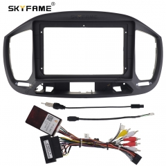 SKYFAME Car Frame Fascia Android Radio Fitting Panel Kit Dash Mount Installation Adapter Canbus Box For Fiat UNO