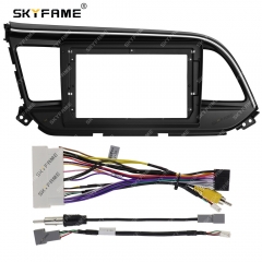 SKYFAME Car Frame Fascia Adapter Canbus Box Decoder Android Radio Dash Fitting Panel Kit For Hyundai Elantra