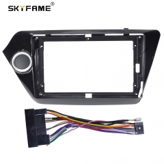 SKYFAME Car Frame Fascia Adapter For  KIA K2 RIO 3 2011-2016 Android Radio Dash Fitting Panel Kit