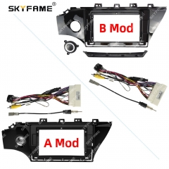 SKYFAME Car Frame Fascia Adapter Android Radio Dash Fitting Panel Kit For Kia K2