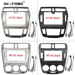 SKYFAME Car Frame Fascia Adapter For Honda City 2008-2013 Android  Android Radio Dash Fitting Panel Kit