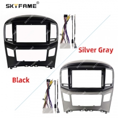 SKYFAME Car Frame Fascia Adapter Decoder Android Radio Dash Fitting Panel Kit For Hyundai H1 Starex
