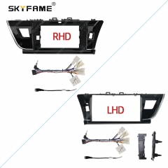 SKYFAME Car Frame  Fascia Adapter For Toyota Corolla 2014-2016 Android Radio Dash Fitting Panel Kit