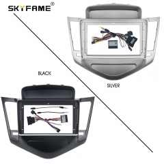 SKYFAME Car Frame Fascia Adapter Canbus Box For Android Radio Fitting Panel Kit Chevrolet Cruze