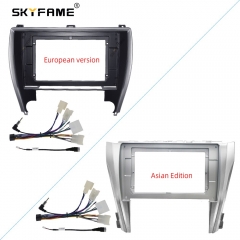 SKYFAME Car Frame Fascia Adapter For Toyota Camry V50 2015-2017 Android Radio Dash Fitting Panel Kit