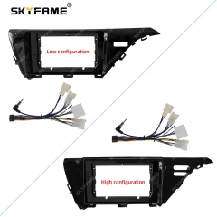 SKYFAME Car Frame Fascia Adaptor For Toyota Camry 2018 Android Radio Audio Dash Fitting Panel Kit