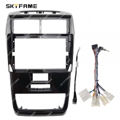 SKYFAME Car Frame Fascia Adapter Canbus Box Decoder Android Radio Dash Fitting Panel Kit For Toyota Avanza