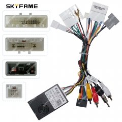 SKYFAME Car Wiring Harness Adapter Canbus Box Decoder Android Radio Power Cable For Nissan Kicks Sylphy Teana Qashqa X-Trail