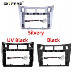 SKYFAME Car Frame Fascia Adapter For Toyota Yaris Vitz 2005-2011 Android Radio Dash Fitting Panel Kit