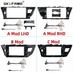 SKYFAME Car Frame Fascia Adapter Android Radio Dash Fitting Panel Kit For Toyota Corolla Altis Toyota Levin Corolla USA