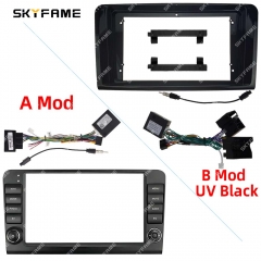 SKYFAME Car Frame Fascia Adapter Canbus Box Decoder For Benz ML GL ML350 GL320 X164 W164 Android Radio Dash Fitting Panel Kit