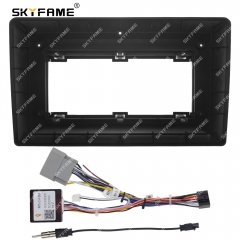 SKYFAME Car Fascia Frame Adapter Canbus Box Dash Fitting Panel Kit For Jeep Compass Commander Grand Cherokee Dodge Charger Ram
