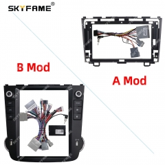 SKYFAME Car Fascia Frame Adapter Canbus Box Decoder Android Radio Dash Fitting Panel Kit For Honda CRV CR-V