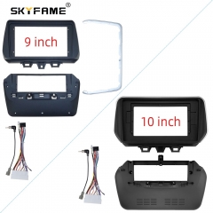 SKYFAME Car Frame Fascia Adapter Canbus Box Decoder For Hyundai Tucson 2018 Android Radio Dash Fitting Panel Kit