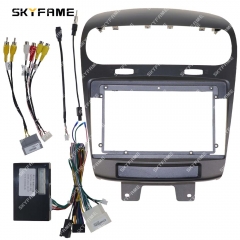 SKYFAME Car Frame Fascia Adapter Canbus Box Decoder Android Radio Dash Fitting Panel Kit For Dodge Journey Fiat Freemont Leap