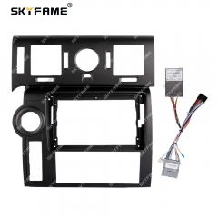 SKYFAME Car Frame Fascia Adapter Canbus Box Decoder For Hummer H2 2005-2012 Android Radio Dash Fitting Panel Kit