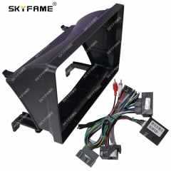 SKYFAME Car Frame Fascia Adapter Android Radio Dash Fitting Panel Kit For Opel Astra H