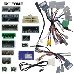 SKYFAME Car 16pin Wiring Harness Adapter Canbus Box Decoder Android Radio Power Cable For Honda Civic 1.0T-1.5T