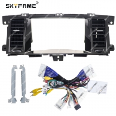 SKYFAME Car Frame Fascia Adapter Canbus Box Decoder Android Radio Dash Fitting Panel Kit For Nissan Patrol Infiniti QX56 QX80