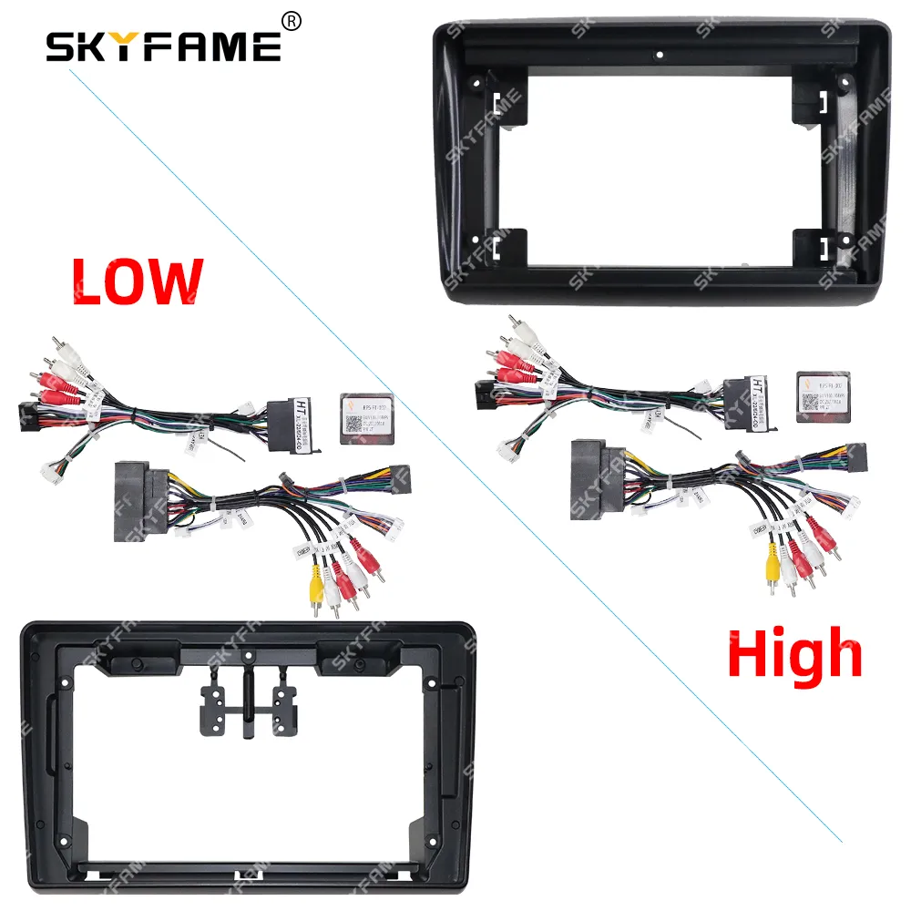 SKYFAME Car Frame Fascia Adapter Canbus Box Android Radio Dash Fitting Panel Kit For Fiat Ducato Citroen Jumper Peugeot Boxer