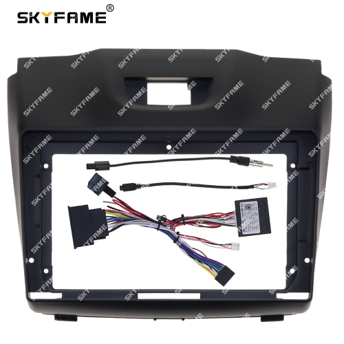 SKYFAME Car Frame Fascia Adapter Android Radio Audio Dash Fitting Panel Kit For Chevrolet S10 Colorado Trailblazer Isuzu D-MAX
