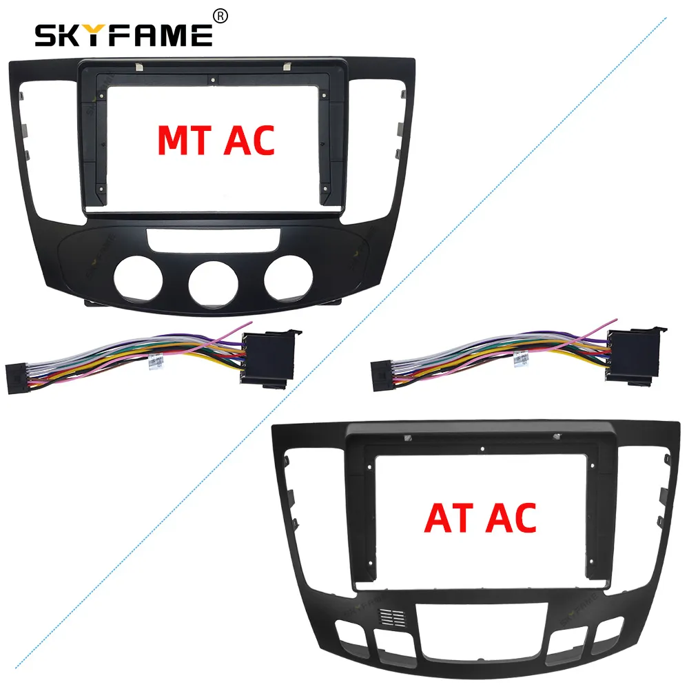 SKYFAME Car Frame Fascia Adapter Android Radio Dash Fitting Panel Kit For Hyundai Sonata 7 NFC