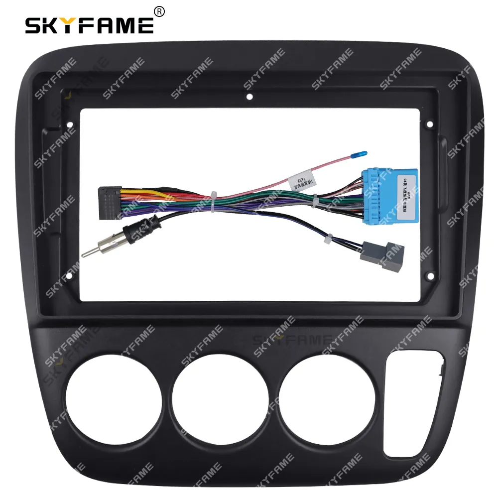 SKYFAME Car Frame Fascia Adapter For Honda CRV C-RV 1997-2004 Android Radio Dash Fitting Panel Kit