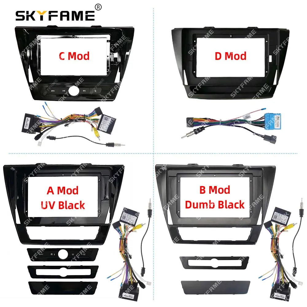 SKYFAME Car Fascia Frame Adapter Canbus Box Android Radio Dash Fitting Panel Kit For Roewe i5 Ei5 MG EP