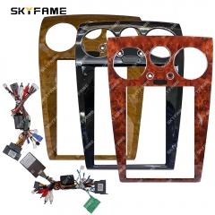 SKYFAME Car Frame Fascia Adapter Canbus Box Decoder Android Radio Dash Fitting Panel Kit For Bentley Continental GT/Flying Spur