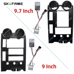 SKYFAME Car Frame Fascia Adapter Canbus Box Decoder Android Radio Dash Fitting Panel Kit For Hummer H2