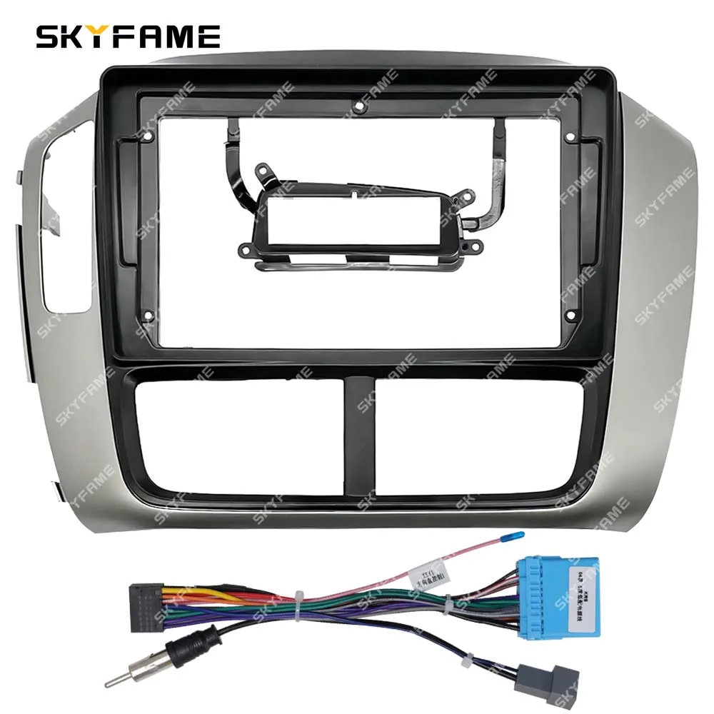 SKYFAME Car Frame Fascia Adapter Android Radio Dash Fitting Panel Kit For Honda Pilot
