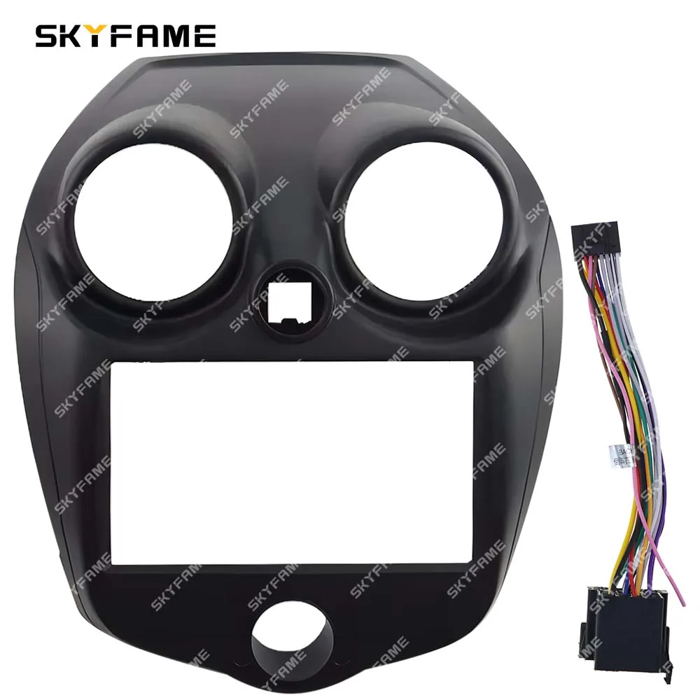 SKYFAME Car Frame Fascia Adapter Android Radio Dash Fitting Panel Kit For Nissan Datsun Go